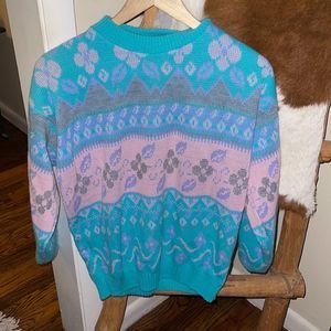 RARE Vintage 1990s Ski Sweater